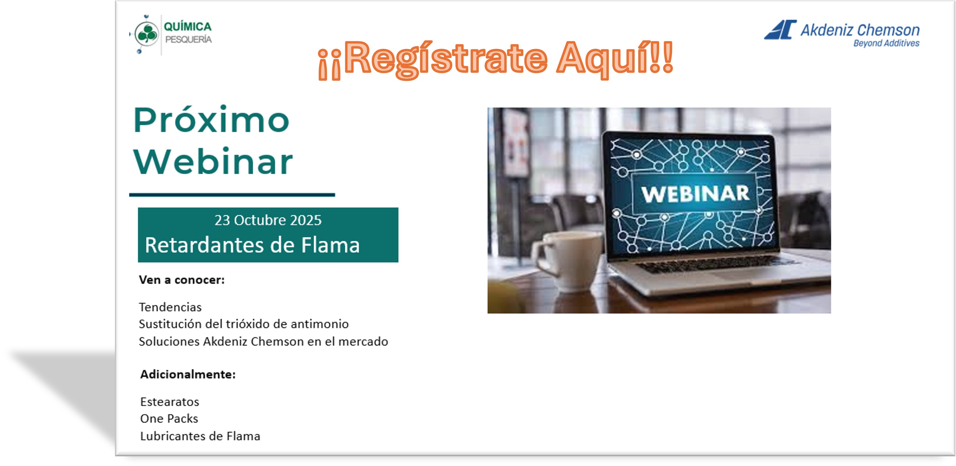 Logotipo Química Pesquería